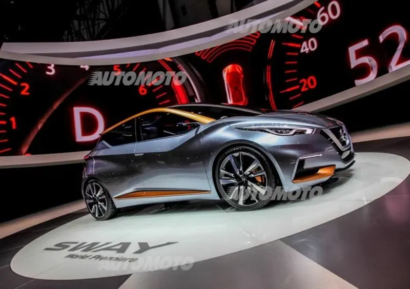 Nissan Sway Concept: si sente aria di nuova Micra