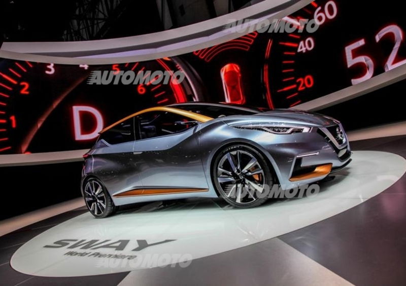 Nissan Sway Concept: si sente aria di nuova Micra