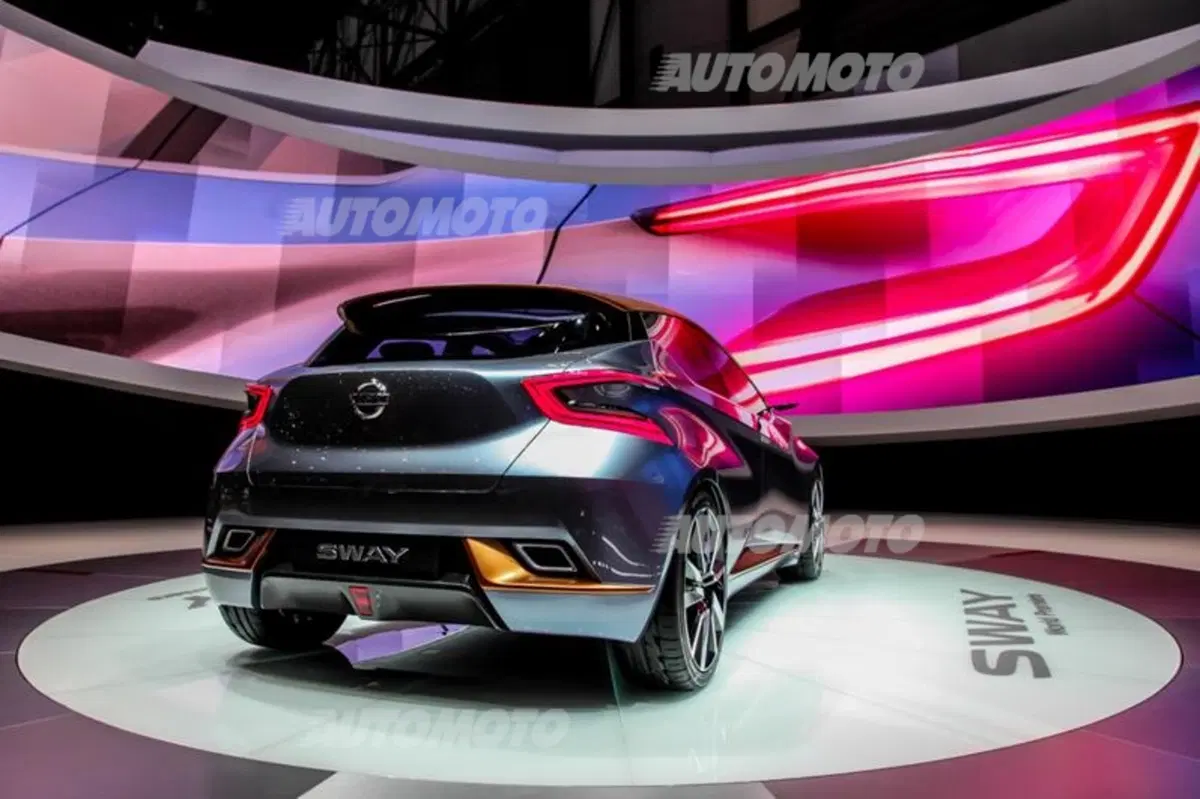 Nissan Sway Concept: si sente aria di nuova Micra (3)