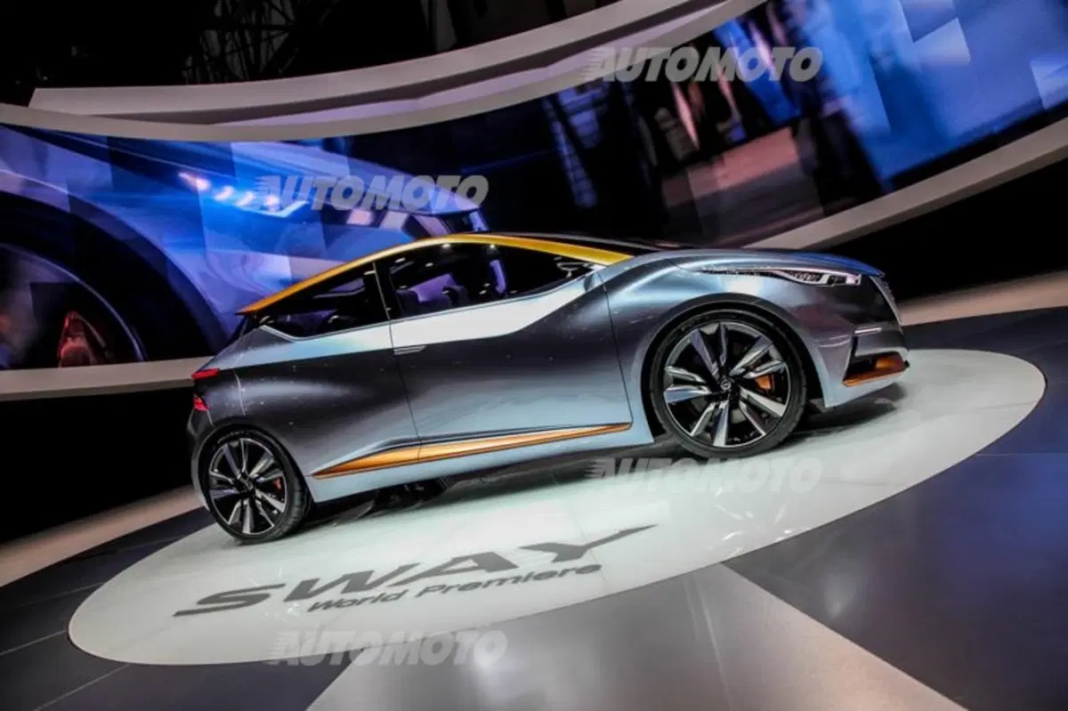 Nissan Sway Concept: si sente aria di nuova Micra (6)