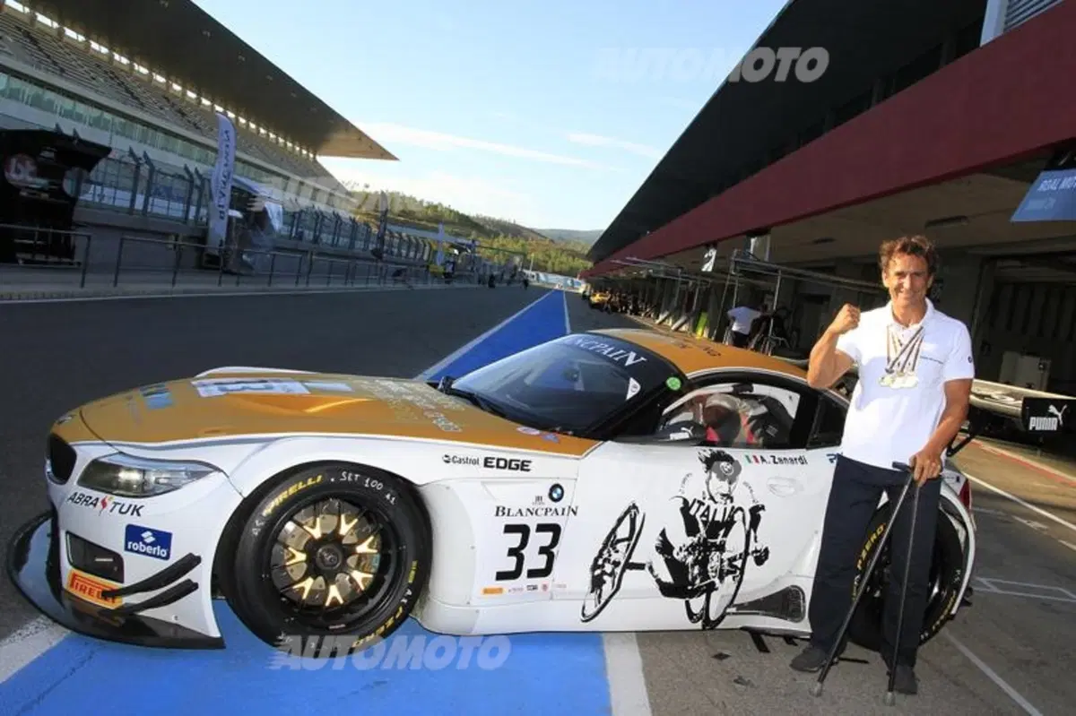 Zanardi corre la 24 Ore di Spa 2015 con la BMW Z4 GT3 ufficiale