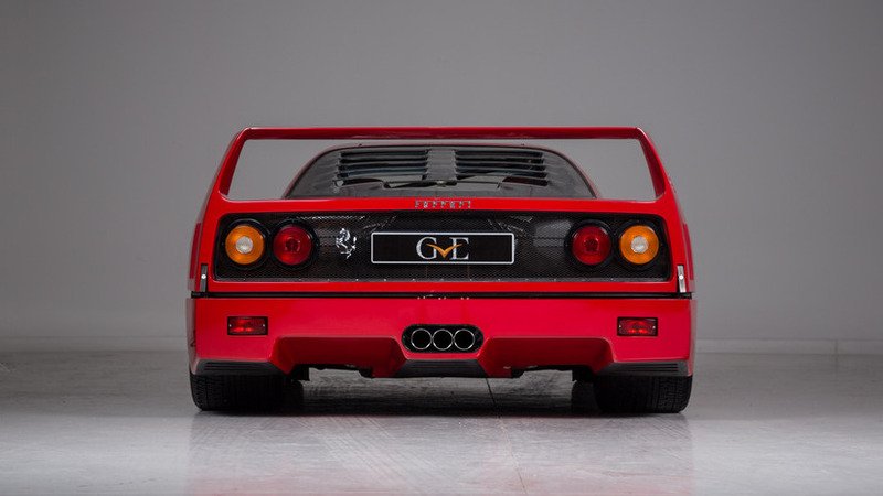 Ferrari F40, all&#039;asta quella di Eric Clapton [Video]