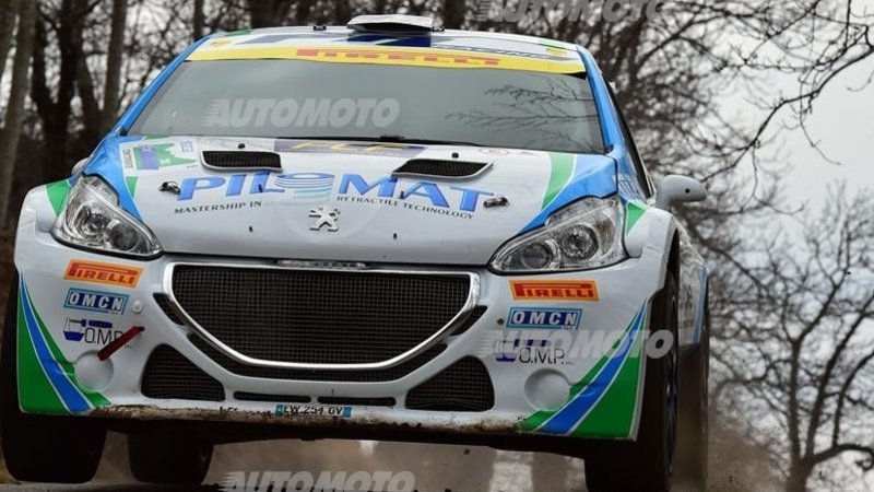 CIR 2015. Rally del Ciocco. Gran Finale, vince Perico (Peugeot 208 T16)