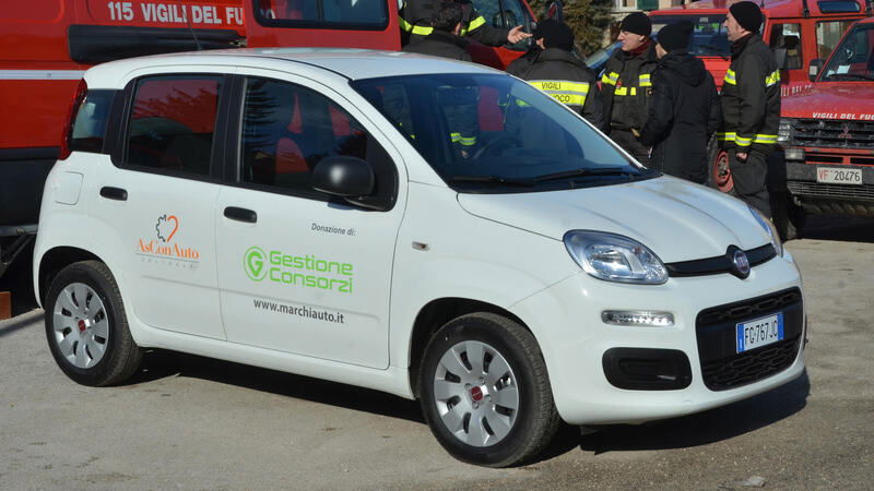 AsConAuto: una Panda per Cascia, colpita dal terremoto