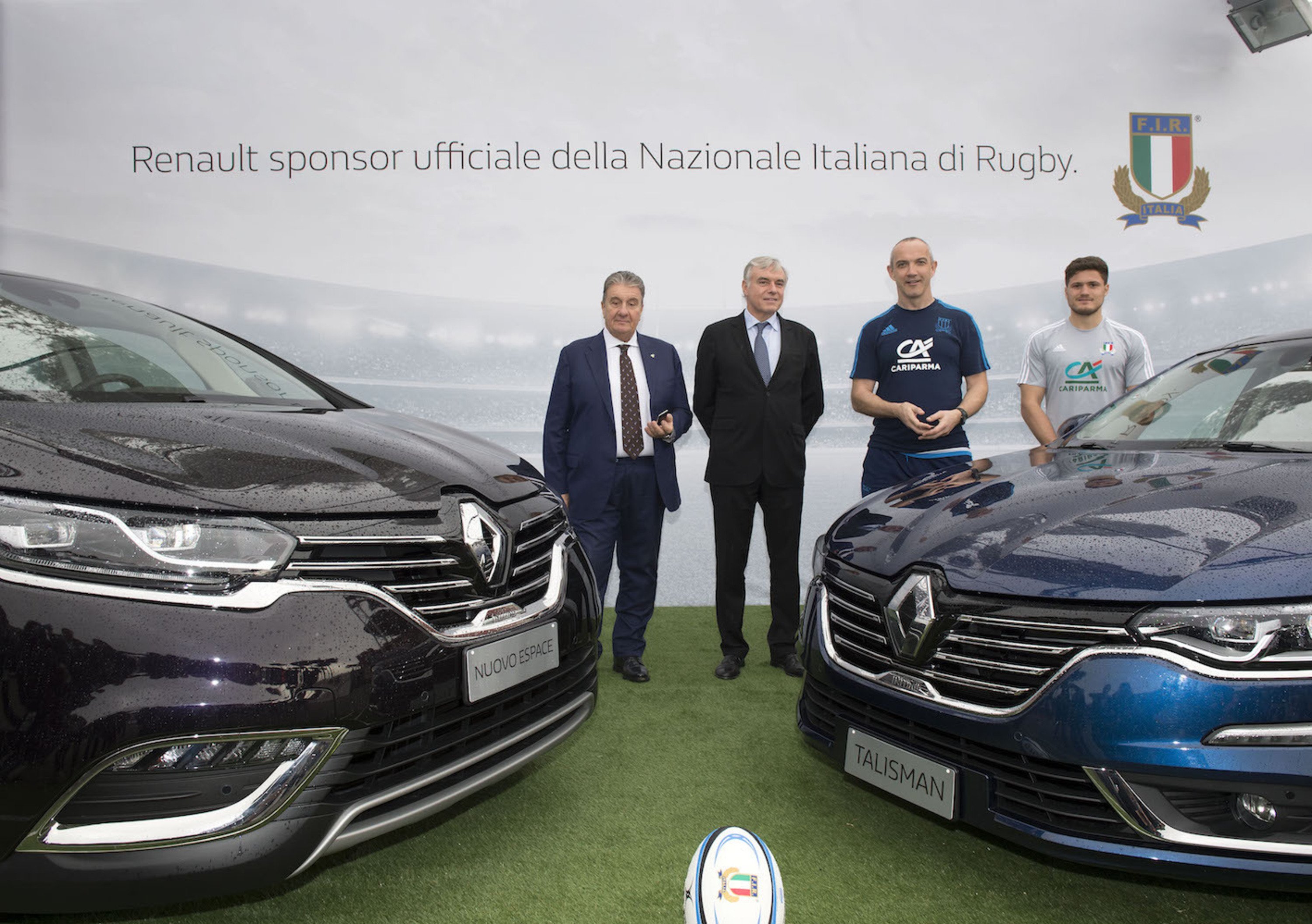 Renault insieme alla nazionale italiana di rugby