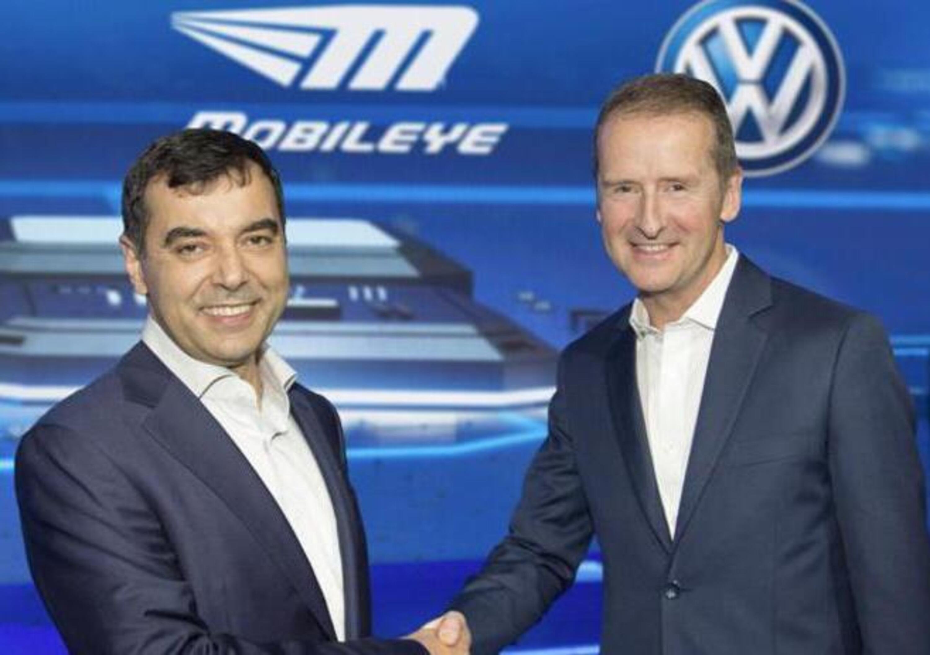 Volkswagen e Mobileye insieme per il futuro della mobilit&agrave;