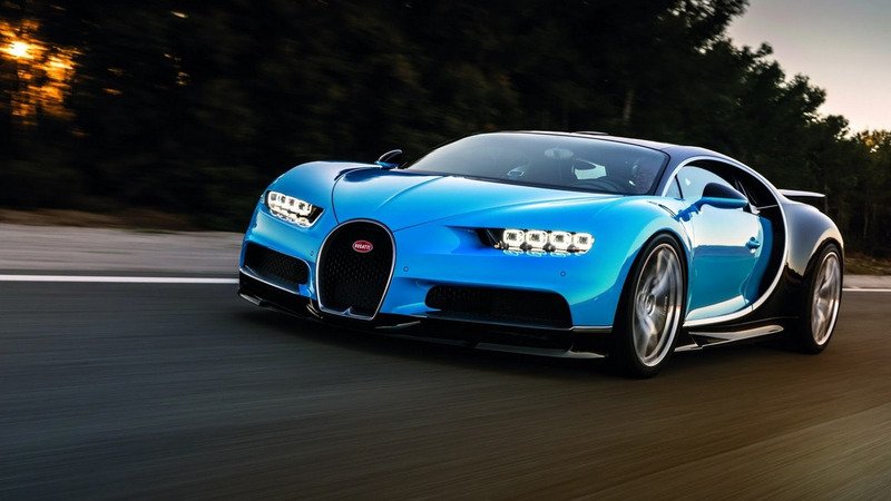 Bugatti Chiron: da 0 a 402 km/h e stop in meno di 60 secondi!