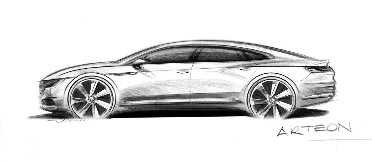 Volkswagen Arteon, i primi teaser