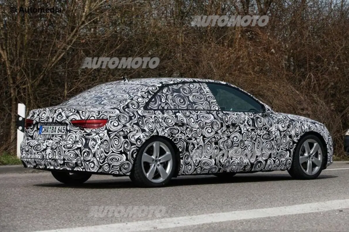 Nuova Audi A4: i fari anteriori hanno gli spigoli vivi (7)