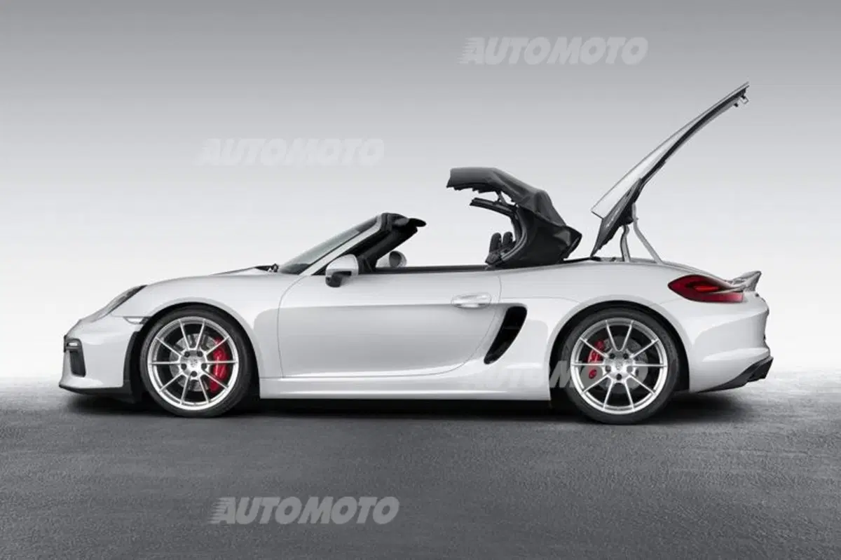 Nuova Porsche Boxster Spyder: il ritorno di un mito. Ma solo per i puristi (6)