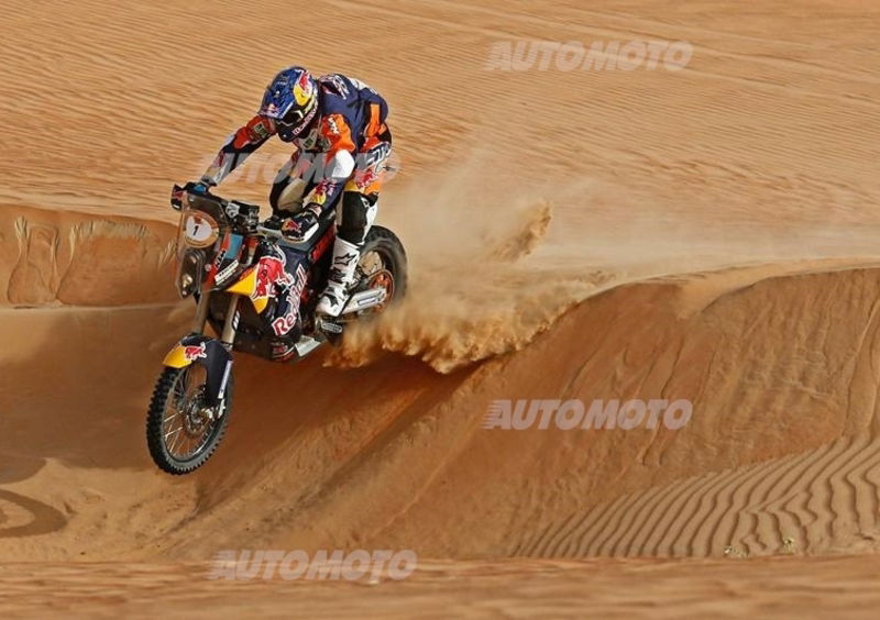 Mondiale Cross Country, Abu Dhabi. E infatti: Coma (KTM) e Al Attiyah (Mini)