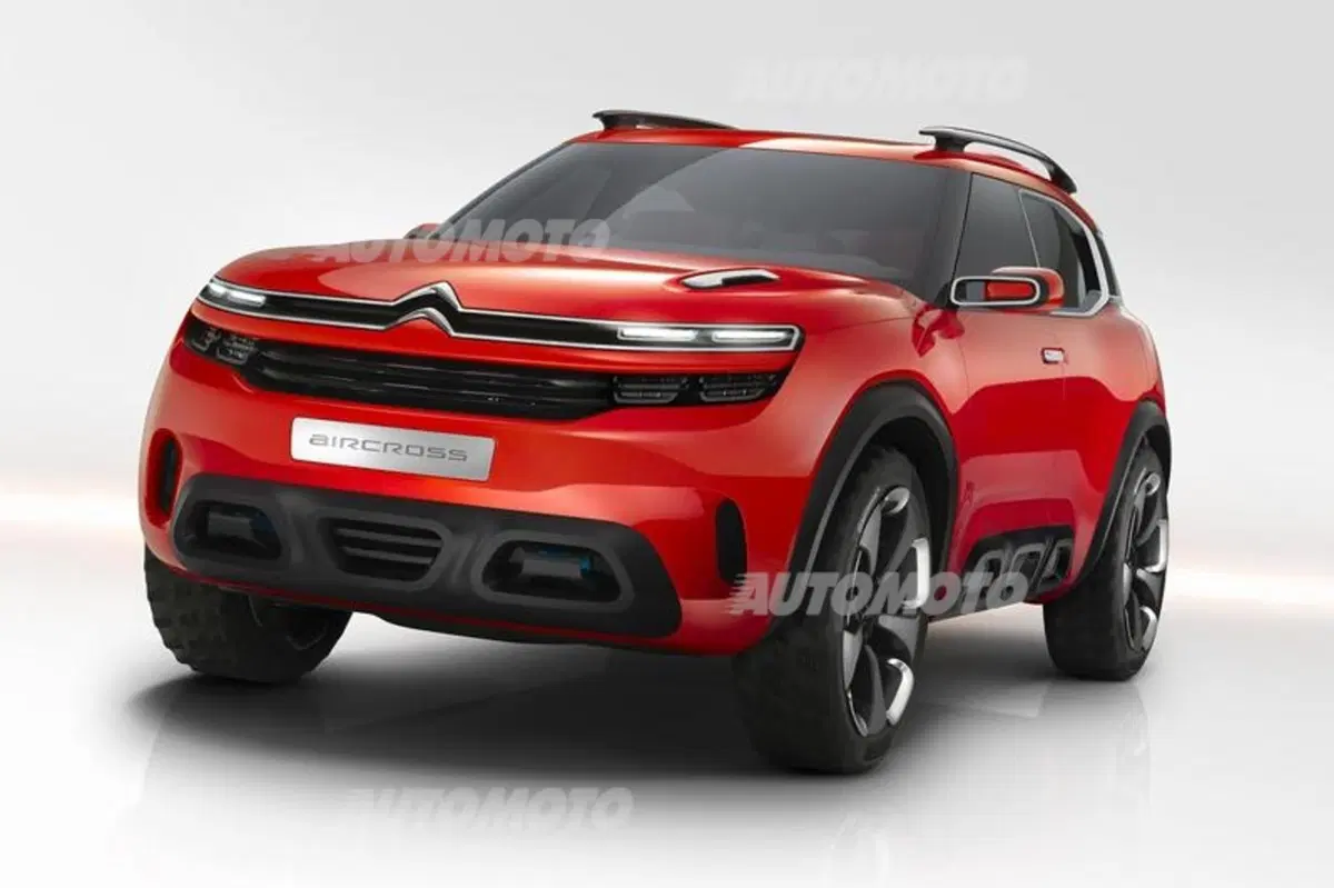 Citroen Aircross concept: un futuro SUV plug-in in salsa Cactus