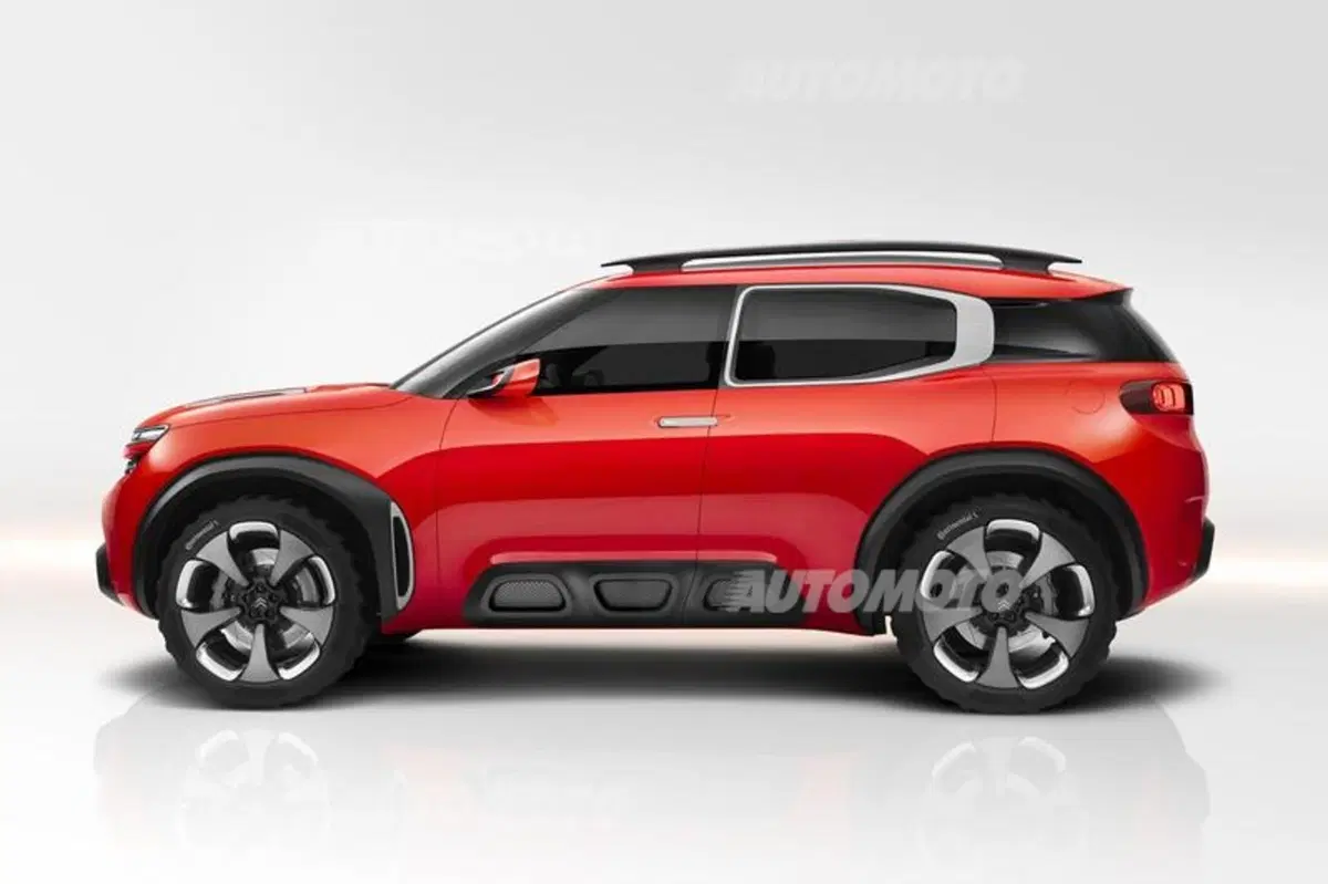Citroen Aircross concept: un futuro SUV plug-in in salsa Cactus (2)