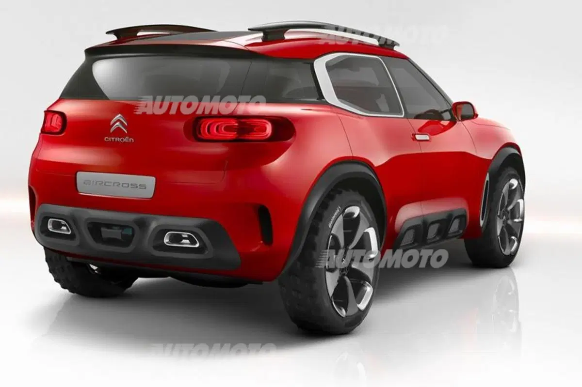 Citroen Aircross concept: un futuro SUV plug-in in salsa Cactus (3)