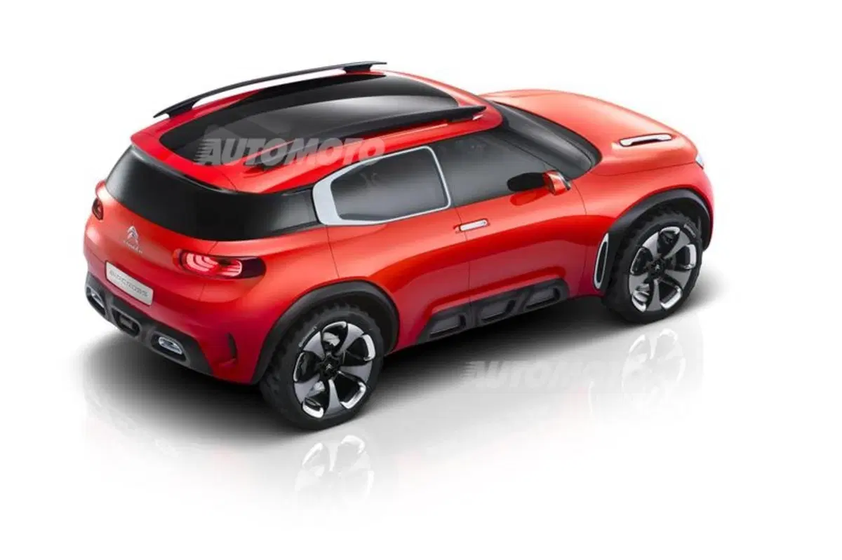Citroen Aircross concept: un futuro SUV plug-in in salsa Cactus (4)