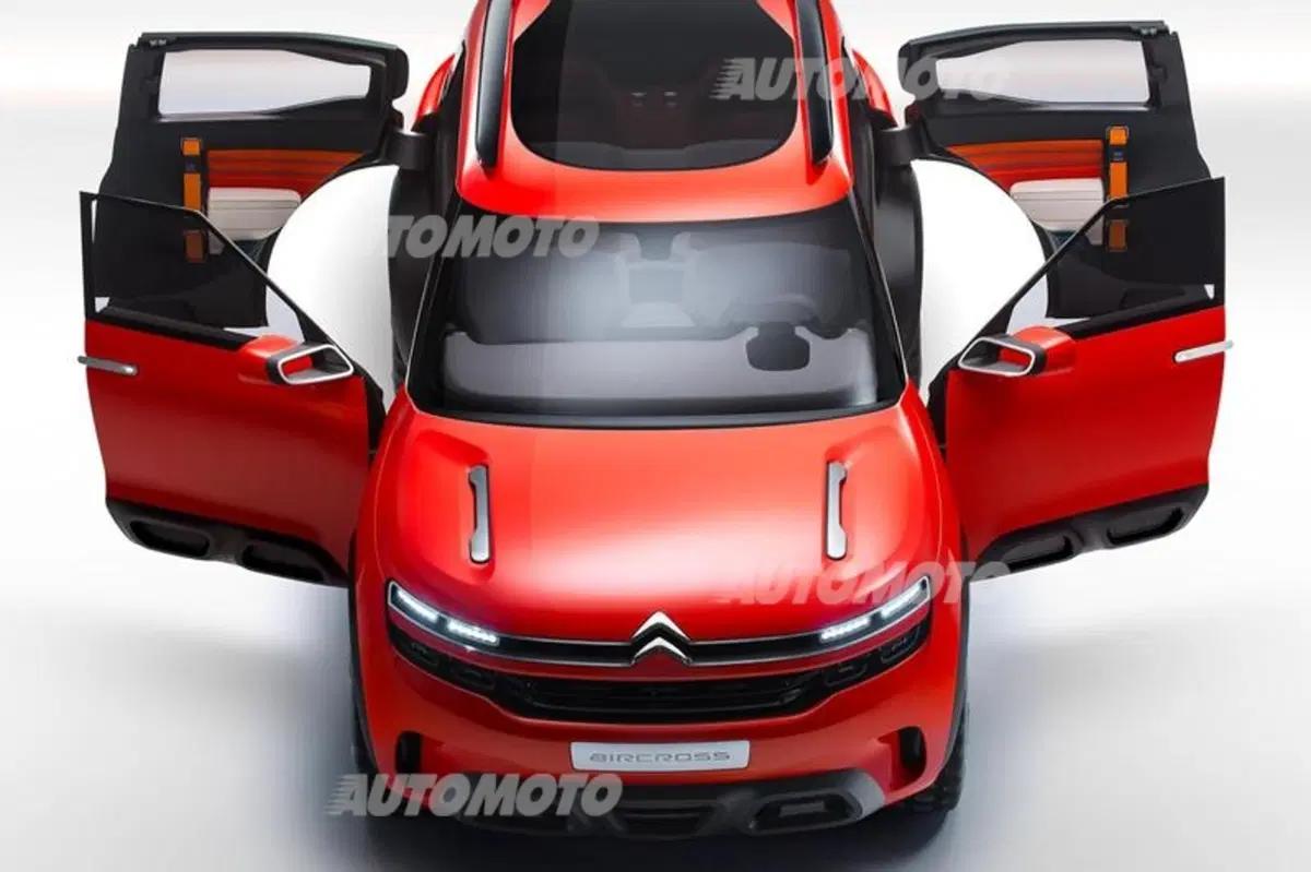 Citroen Aircross concept: un futuro SUV plug-in in salsa Cactus (7)