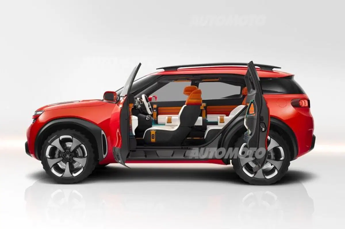 Citroen Aircross concept: un futuro SUV plug-in in salsa Cactus (8)