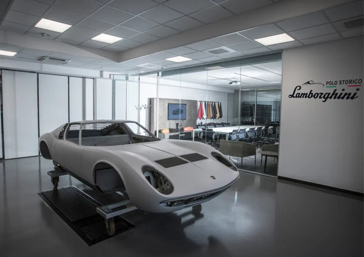 Lamborghini PoloStorico, il nuovo centro dedicato alle classiche