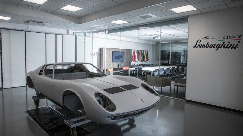 Lamborghini PoloStorico, il nuovo centro dedicato alle classiche