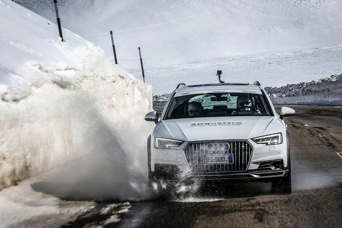 Audi 20quattro ore delle Alpi: gara endurance con l'Audi A4 Allroad quattro 