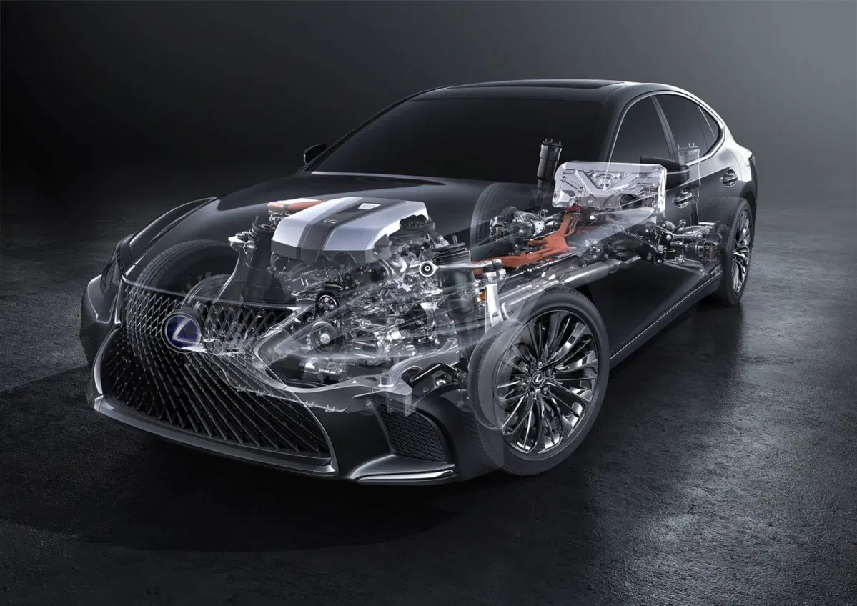 Lexus LS 500h, l'ammiraglia ibrida al Salone di Ginevra 2017 (13)