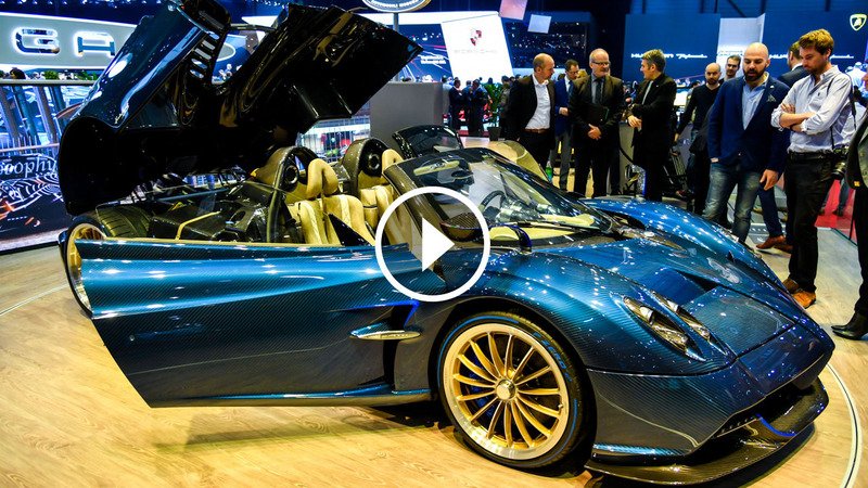 Pagani Huayra Roadster, la videorecensione al Salone di Ginevra 2017 [Video]