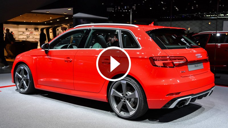 Audi RS3 Sportback restyling, la videorecensione al Salone di Ginevra 2017 [Video]