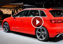 Audi RS3 Sportback restyling, la videorecensione al Salone di Ginevra 2017 [Video]