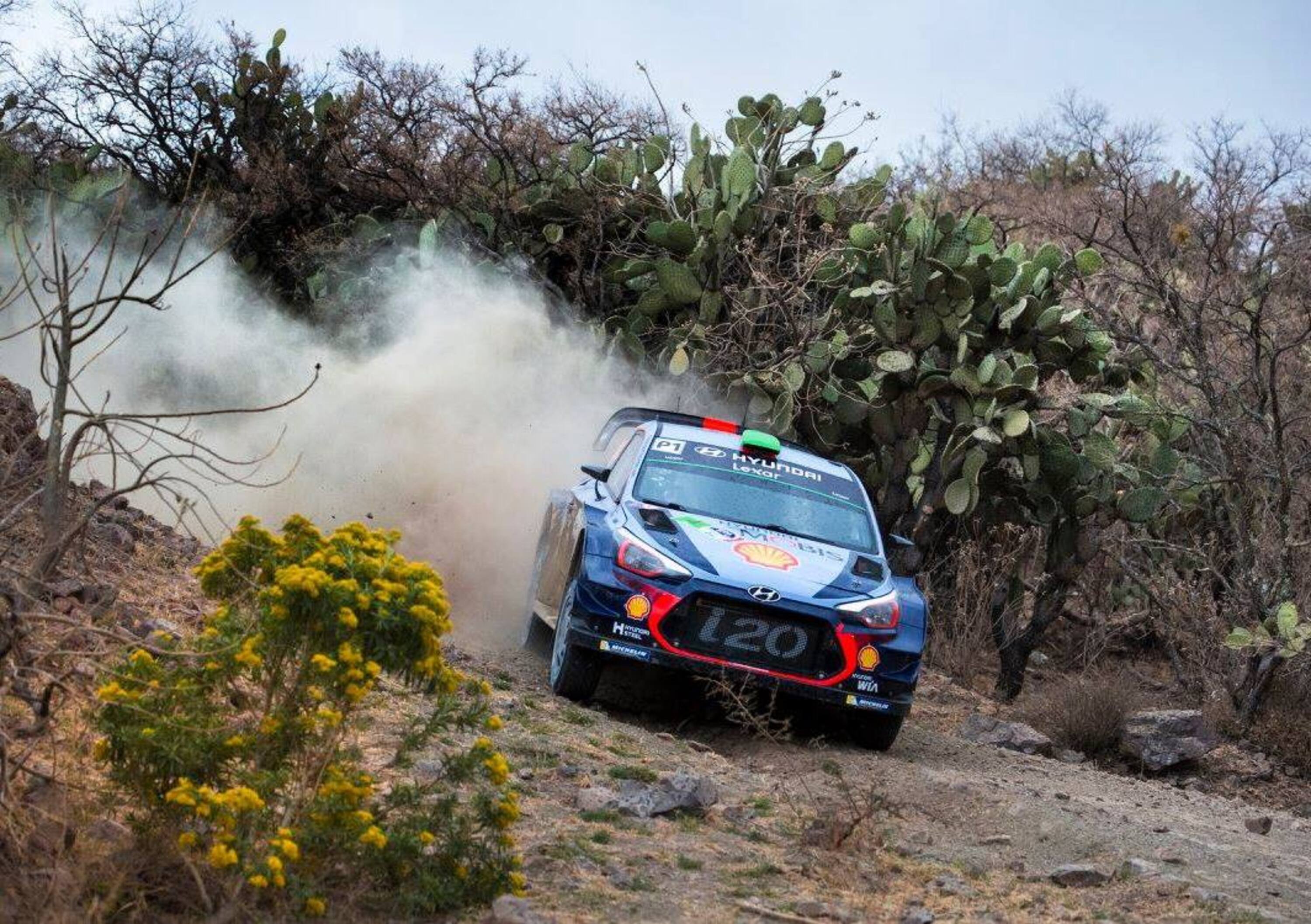 WRC17 Mexico. Grandi programmi. Ma intanto Piove!