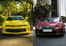 Quale comprare, Confronto: Lexus RC 300h Vs Chevrolet Camaro 2.0 Turbo