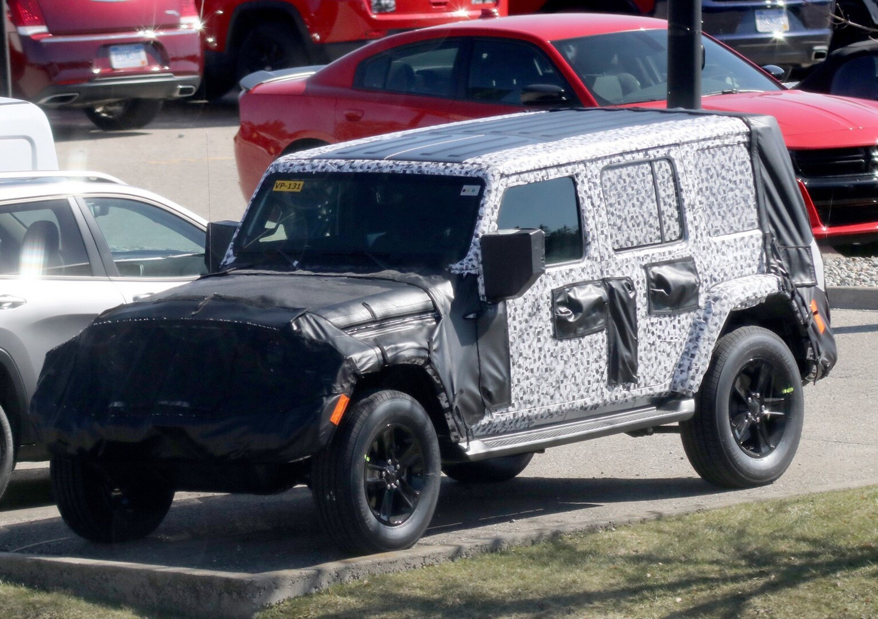 Nuova Jeep Wrangler: prime immagini spia