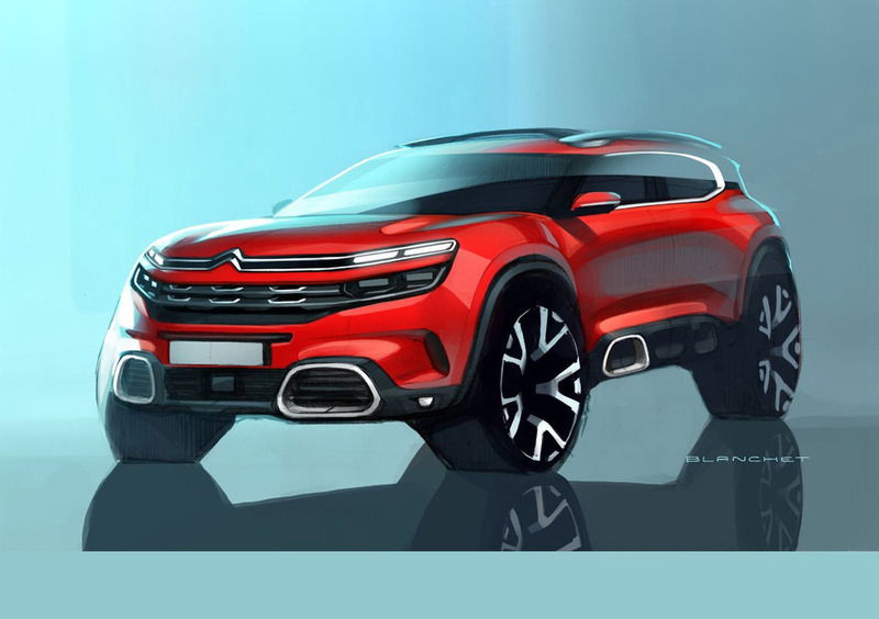 Citroen C5 Aircross, le prime immagini