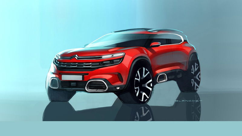 Citroen C5 Aircross, le prime immagini