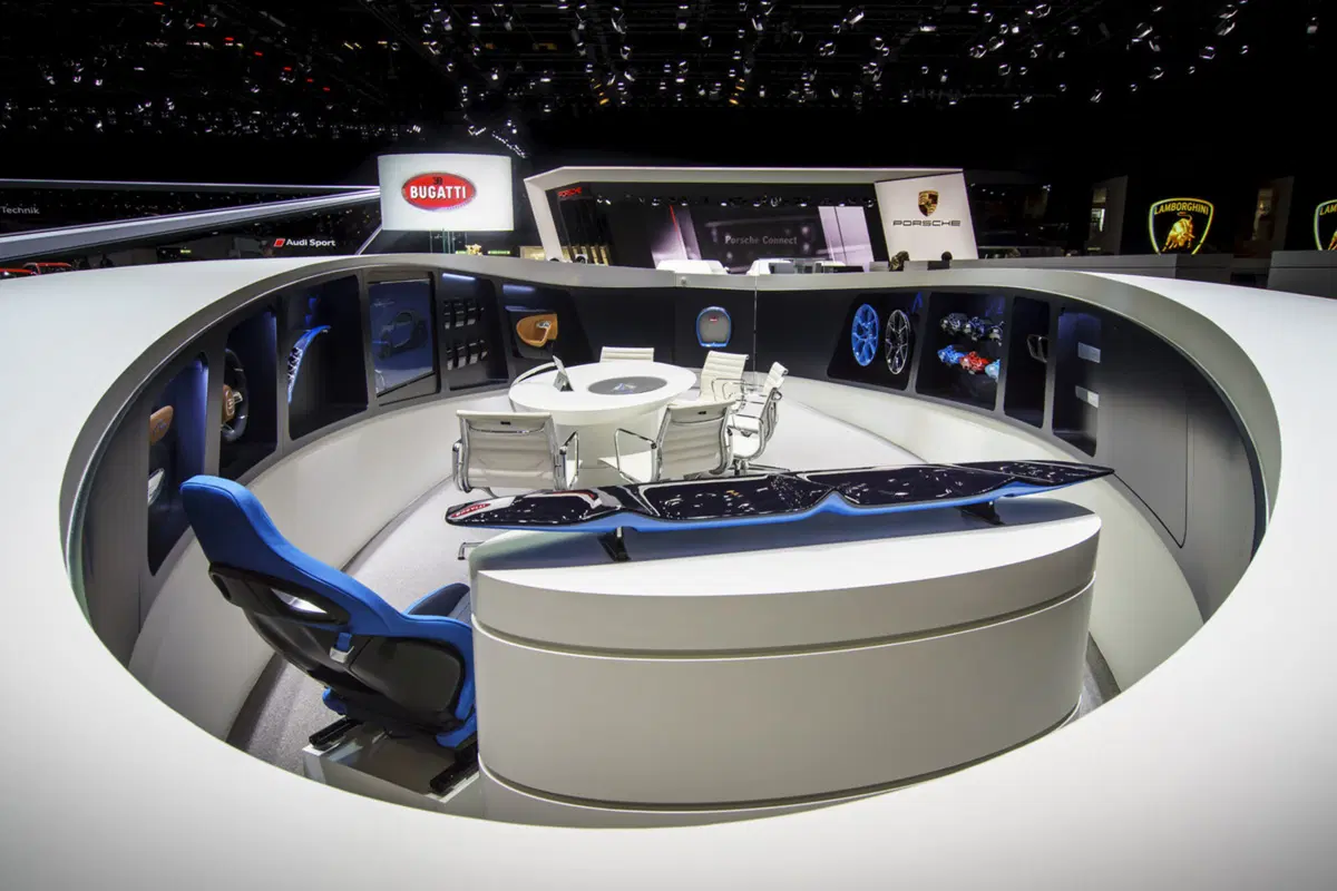 Bugatti, miglior stand del Salone di Ginevra 2017 [Video]