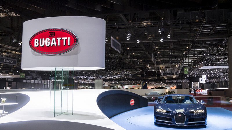 Bugatti, miglior stand del Salone di Ginevra 2017 [Video]