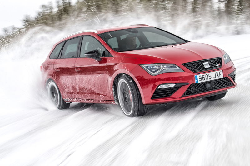 Seat Leon Cupra ST MY2017: come va la 4Drive sulla neve! [Video Primo Test]