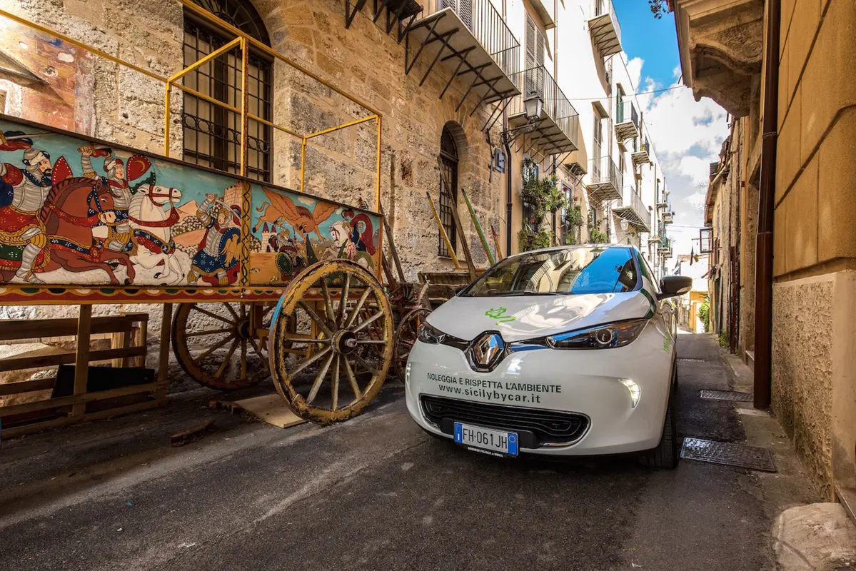 Con Renault Zoe si gira in Sicilia a zero emissioni