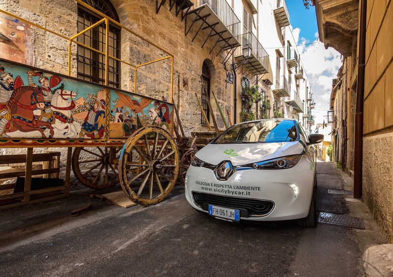 Con Renault Zoe si gira in Sicilia a zero emissioni