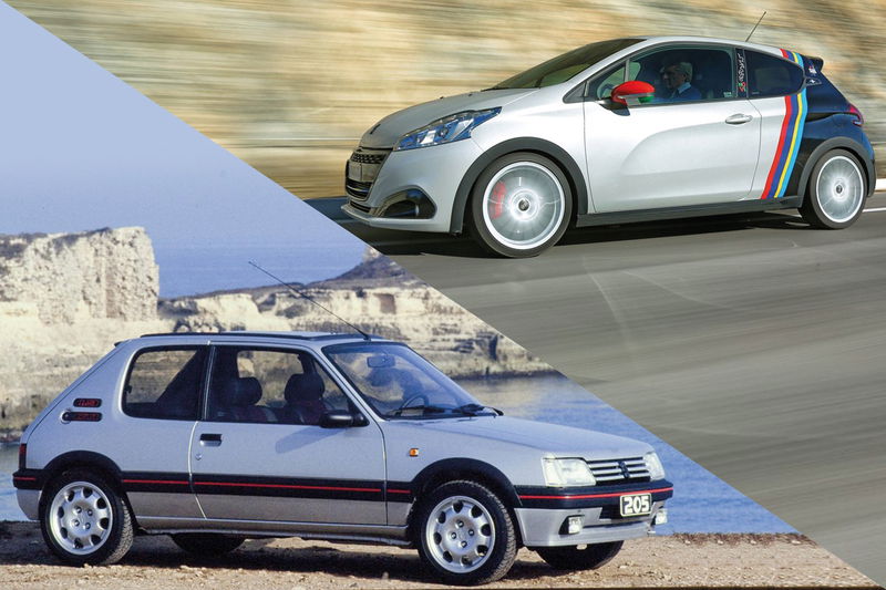 Confronto Heritage, Peugeot: 205 GTi Vs 208 GTi