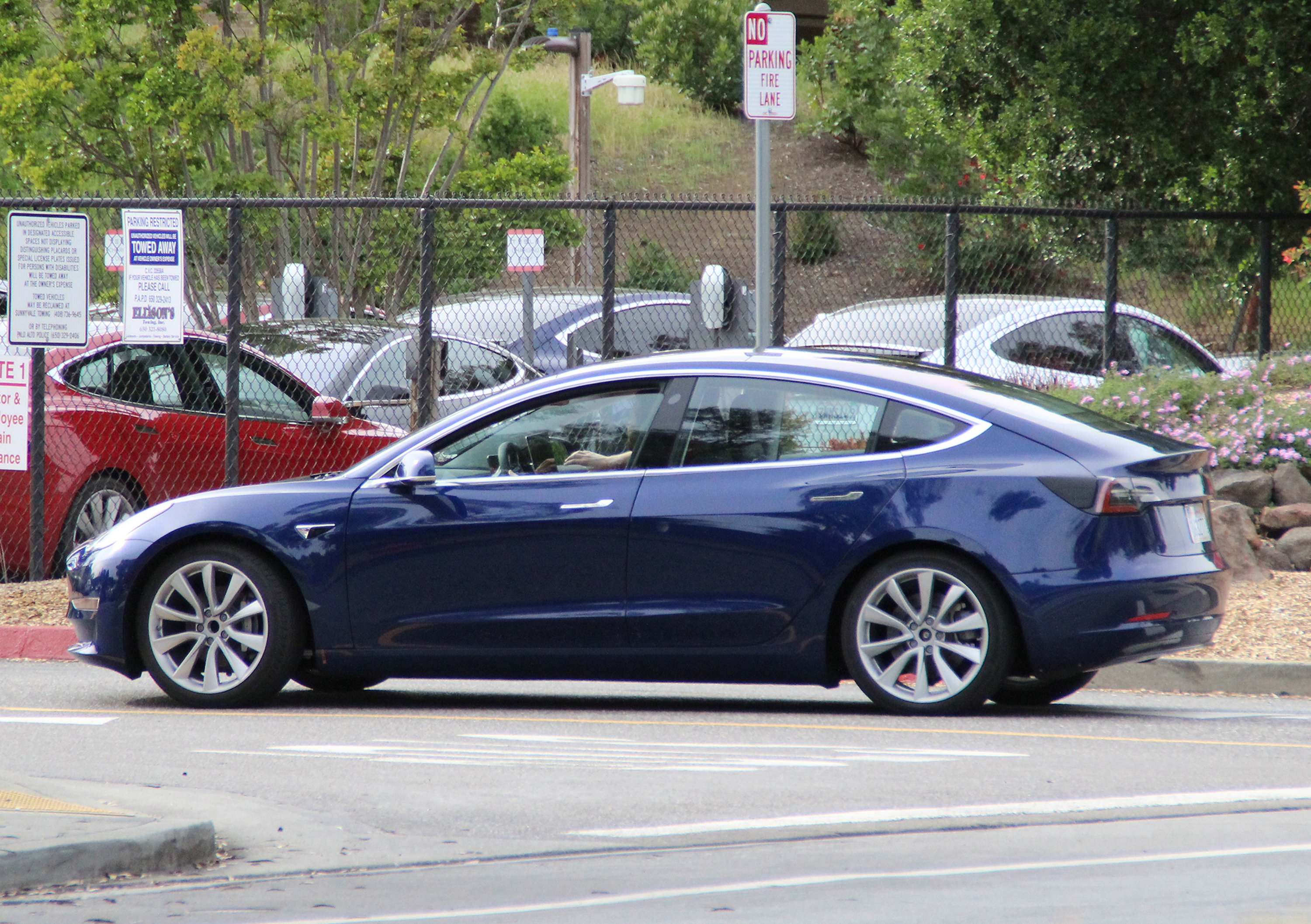 Tesla Model 3: primi scatti della versione definitiva