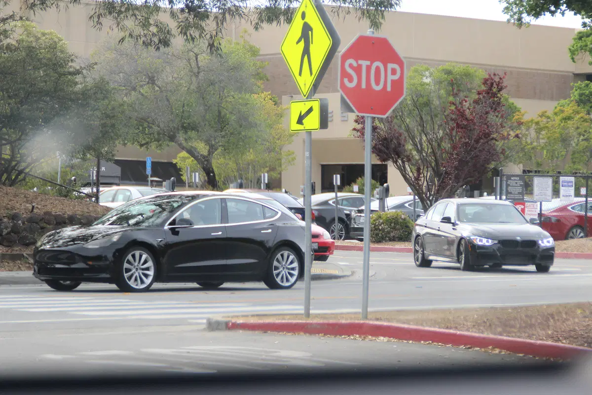 Tesla Model 3: primi scatti della versione definitiva (5)