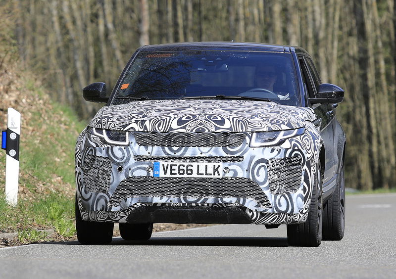 Range Rover Evoque: le foto spia